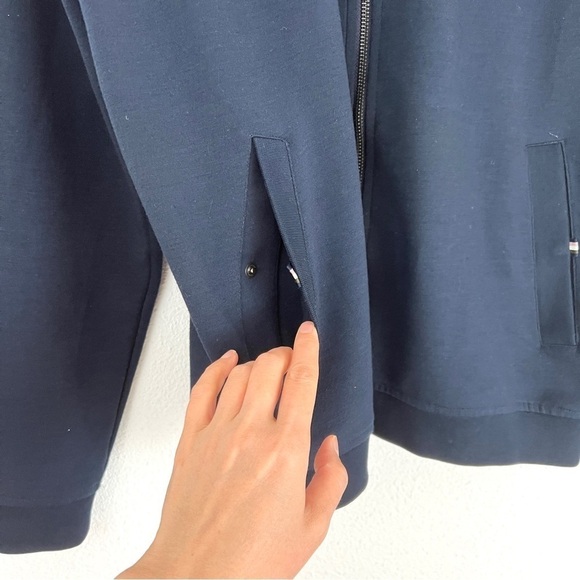 Ted Baker London Men’s Wolf Bonded Bomber Jersey Baseball Jacket - Picture 5 of 12